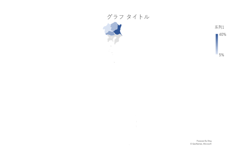 日本地図の塗り分けマップを大きく拡大表示する方法